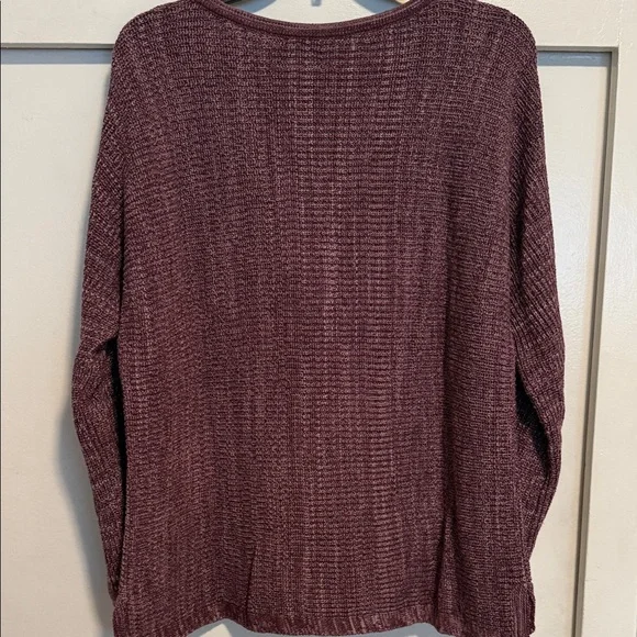 Pure Jill / Mauve Knit Sweater - Picture 4 of 5